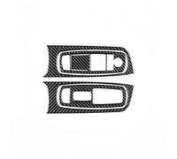 Accesorios Para Coche Para Dodge Para Charger 2015-2023 Panel Control Ventana Coche Interior Fibra Carbono Interruptor Botón Embellecedor Cubierta Adhesivo Decorativo Interior Accesorios