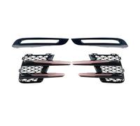 Accesorios para coche Para Land Rover Para Range Rover Para Velar 2017 2018 2019 2020 2021 2022 tapa de faro antiniebla de coche parrilla y acabado de parrilla Piezas repuesto(Navy Blue)