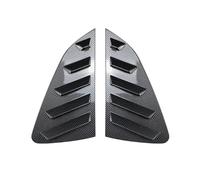 Accesorios para Coche para VW para Polo MK6 4 Puertas Hatchback 2017-2023 Cubierta Embellecedora De La Persiana Ventana Lateral Trasera Parasol del Parabrisas(Carbon Look)