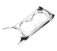 Accesorios Para Coche Portavasos Cubierta De Panel Pegatinas Decorativas Para Jeep Para Compass 2017 2018 2019 2020(Plata)