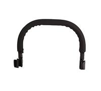 Accesorios para Cochecito de bebé, Barandilla Segura para Reposabrazos de Cochecito de bebé, Reposabrazos Ajustables, Barra Transversal con Manija para Parachoques (Negro)