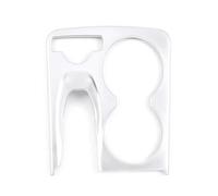 Accesorios Para Coches Para Benz Para GLK X204 2008-2015 Textura Carbono Consola Central Panel Cambio Marchas Portavasos Cubierta Protectora(Chrome)