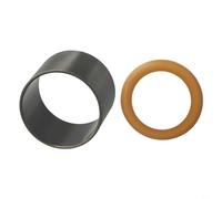 Accesorios para compresor de aire, cilindro negro + anillo de pistón de goma para compresor de aire silencioso sin aceite (para 750 W)
