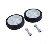 Accesorios para compresor de aire, ruedas giratorias de 5 a 6 pulgadas, absorción de golpes, diseño silencioso antideslizante con tornillos, piezas de repuesto resistentes para máquinas sin aceite y