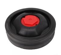 Accesorios para compresor de aire, ruedas giratorias de 5 pulgadas, absorción de golpes, antideslizante, funcionamiento silencioso, negro y rojo, para máquinas de aceite, bombas de 12 mm, 16 mm