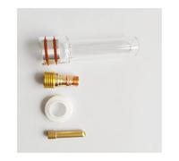 Accesorios para cortadoras de plasma Kit de boquilla larga soldadura Tig, lente gas for antorcha WP9/20/17/18/26(2.4mm,LF10NG8 For WP26)