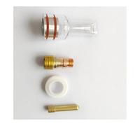 Accesorios para cortadoras de plasma Kit de boquilla larga soldadura Tig, lente gas for antorcha WP9/20/17/18/26(3.2mm,FLG6 For WP26)