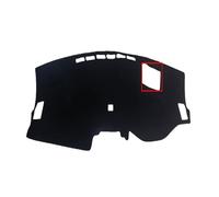 Accesorios para CR-V para CRV 2022-2024 Automóvil Alfombrilla para Tablero Parasol Anti-UV Cubierta para Instrumentos Alfombra Almohadilla para Salpicadero(with HUD RHDBlack(Black Edge))