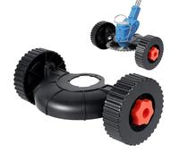 Accesorios Para Desbrozadora,Accesorio Ajustable De Ruedas De Deshierbe | Neumáticos De Recortadora Para Callejón Jardín Terraza Césped Paisajismo Exterior