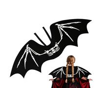 Accesorios para disfraces de Halloween con alas de murciélago | Artículos de disfraces para adultos y niños | Material ligero no tejido | Ideal for Parties, Stages, School Plays, and Photo Shoots