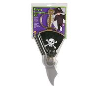 Accesorios para disfraz de pirata infantil - Parche, sombrero, garfio y espada (Rubie's 482)