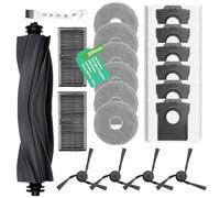 Accesorios para Dreame X40 Ultra Complete/Mova P50 Pro Ultra/X40 Master/L40 Ultra/l10s Ultra Gen 3 - 1 cepillo principal, 6 bolsas de polvo, 6 toallitas, 2 filtros HEPA, 4 cepillos laterales y 1