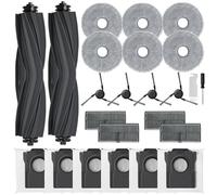 Accesorios para Dreame X40 Ultra Complete/X40 Ultra/X40 Master/L40 Ultra/L10s Ultra Gen3/Mova P50 Pro Ultra, 2 Cepillo Principales, 6 Bolsas de Polvo, 6 Paños Mopa, 4 Filtros, 4 Cepillos Laterales