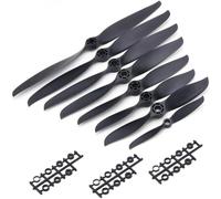 Accesorios para drones para hélices 10 piezas compatibles con 4.5x4.5E 5x5E 6x4E 7x5E 8x6E 9x6E 9x4.7E 10x5E 10x7E 11x7E 12x6E 12x10E 13x8E 14x7E RC Avión de repuesto Color 13x8E(11X5.5E)