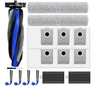 Accesorios para ECOVACS DEEBOT T90 PRO Omni / T90 Omni / X12 PRO Omni, JKOISL 1 cepillo giratorio principal, 6 bolsas para el polvo, 4 cepillos laterales, 2 filtros, 2 paños de limpieza