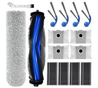 Accesorios para Ecovacs Deebot X8 Pro Omni, X8 Omni/ T80 Pro Omni / T80 OMNI / T80 Pro Robot Aspirador Pieza de Repuesto, 2 cepillo principal + 4 bolsa de polvo + 4 Cepillos Laterales + 4 Filtros