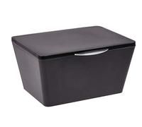 Accesorios para el baño Wenko 22518100 absolutamente irrompibles, termoplástico, negro, 15,5 x 19 x 10 cm