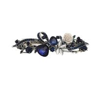 Accesorios para el cabello clásicos Clip superior vintage Clip Clip Clip Clip Tamaño mediano Tocado Clip de resorte Clip Clip horizontal Clip de Clip Pinzas Para el Pelo Largo Grandes (A, One Size)