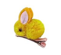 Accesorios para el cabello con forma de conejo diseño lúdico ideal para uso diario campus y exteriores recomendado desde un año hasta dieciséis lavado manual todas las estaciones (Yellow, 1-15 Years)
