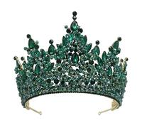 Accesorios para el cabello de boda, tocado de concurso de belleza, colorido cristal hecho a mano, tiara nupcial para mujer, 1, Diamante falso, Piedra de sol