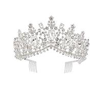 Accesorios para el cabello Diademas para mujeres Tiaras de varios colores Coronas de novia reina con peine Accesorios de joyería para el cabello de moda para bodas nupciales