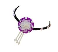 Accesorios para el cabello hechos a mano, coloridos y elegantes, diadema tradicional, adecuada para artistas jóvenes en cualquier ocasión