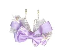 Accesorios para el cabello hechos a mano para niños con lazo y red decoración para el cabello para estilos dulces que usan los amantes de la moda