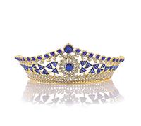 Accesorios para el cabello para mujeres Barroco Barroque Magnífico Cristal Bridal Tiaras Corona de bodas para la cabeza del concurso de la novia Boda 4