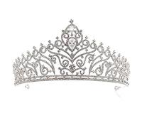Accesorios para el cabello para mujeres grandes tiaras y coronas diademas Boda de compromiso para el concurso de lujo de la reina nupcial B