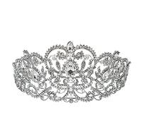 Accesorios para el cabello para mujeres Tiaras de flores de diadro de diadro de cristal real austriacos