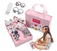 Accesorios para el cabello para niñas, bonitos pasadores de metal para el pelo, juego de 18 elegantes horquillas, juego de tocados de hadas surtidos para fiesta de cumpleaños, escuela, ballet