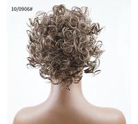 Accesorios Para El Cabello Peluca de moda for mujer, moño de pelo rizado esponjoso, peine de pelo corto y rizado, cabeza de bola, extensión de pelo de cola de caballo, moño de pelo sintético Piezas De