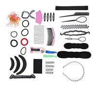 Accesorios para el cabello profesionales DIY Clip para cola Peine para el cabello Trenzado Diseño Kit de herramientas de peinado para bodas Fiestas Uso diario Plástico