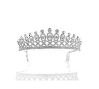 Accesorios para el cabello Tabadilla para la cabeza para mujeres Tiaras de cristal azul verde tiaras vintage Coronas de renovación de diamantes de imitación con accesorios para el cabello de la boda