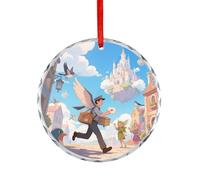 Accesorios para el coche, diseño de pájaro, cartero, para espejo retrovisor, adecuado para decorar árboles de Navidad, oficinas, chimeneas, interiores de coche o cualquier lugar que quieras decorar