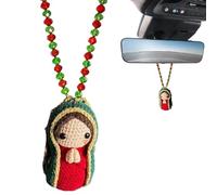 Accesorios Para El Espejo Retrovisor Del Coche | Bendito Encanto De La Bolsa | Adorno Del Encanto Del Coche Con Cuentas Florales,Para SUV RV Sedan Vehículo Interior Hogar Oficina Cumpleaños Navidad