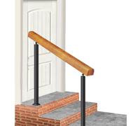 Accesorios para el hogar, barandilla de Entrada de casa con Kit de Montaje Adecuada para escaleras Exteriores de 0 a 3 escalones, barandilla de escale