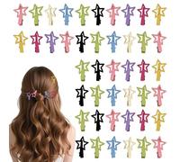 Accesorios para el pelo con forma de estrella, 50 unidades, de metal antideslizante, pinzas para el pelo, 3 cm pequeñas, para la vida cotidiana, , festivales, conciertos, bailes, citas y viajes