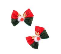 Accesorios para el pelo de reno festivo de moda con pompones, postizos suaves adecuados para varios tipos de cabello