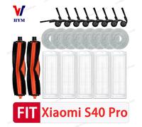 Accesorios para el robot aspirador Xiaomi S40 PRO / OV71GL: cepillo principal, cepillo lateral, paño para la mopa, filtro, bolsa para el polvo y piezas de repuesto. Caqui oscuro