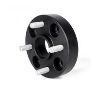 Accesorios para espaciadores de ruedas Brida adaptadora espaciadora de rueda aluminio para coche, 2 piezas, para 4lug, para Honda, para Fit, para Jazz(2PCS 20mm Black)