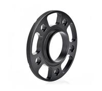 Accesorios para espaciadores de ruedas Para Audi Q5 PCD 5X112 CB 66.6 M14X1.5 Adaptador de cubo espaciadores rueda negros aluminio forjado 2 piezas(Black 12mm 2PC)