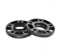 Accesorios para espaciadores de ruedas Para Mercedes Para Benz Para Audi Espaciadores de ruedas Aleación aluminio forjado(Black 12mm 2PCS)