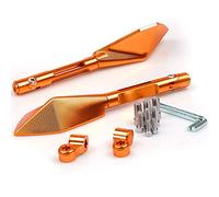 Accesorios para espejos Para Honda NC700X NC700S NC700D Para Integra CBR500R CB500F CB500X CNC Aluminio Espejo Retrovisor De Motocicleta Moto(Orange)