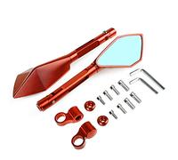 Accesorios para espejos Para Honda NC700X NC700S NC700D Para Integra CBR500R CB500F CB500X CNC Aluminio Espejo Retrovisor De Motocicleta Moto(Rosso)