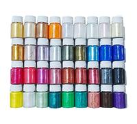 Accesorios para fabricar tintes de grado cosmético, polvo mineral de mica natural nacarado, resina epoxi, pigmento perlado, acuarela líquida