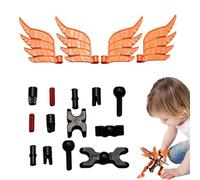 Accesorios para figuras de acción impresas en 3D - ABS, alas de robot articuladas | Figuras posables multiarticulares, robots de escritorio coleccionables decorativos para niños, coleccionistas