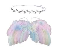 Accesorios para fotos con diadema de hojas, diadema blanca para bebé, accesorios de fotografía, disfraz infantil