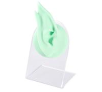 Accesorios para fotos temáticas Modelo de oreja de elfos, Prótesis de oreja de hadas de fantasía de silicona y flexible para práctica de perforación, Exhibición de aretes de cosplay Prótesis de