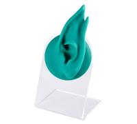Accesorios para fotos temáticas Modelo de oreja de elfos, Prótesis de oreja de hadas de fantasía de silicona y flexible para práctica de perforación, Exhibición de aretes de cosplay Prótesis de